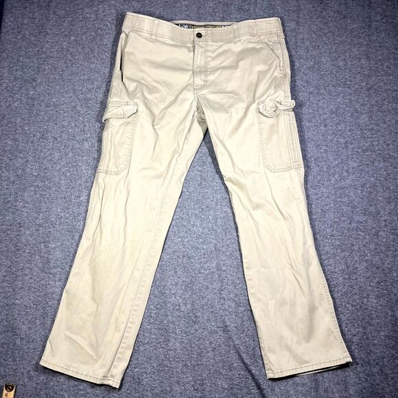 Lee Extreme Comfort MVP Straight Fit Men’s Tan Cargo Pants 38x32(31*) Workwear